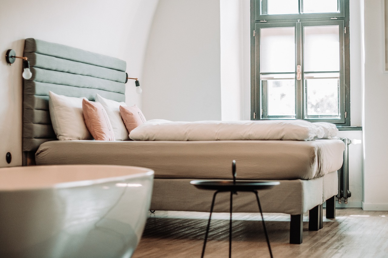Natuurlijke tinten slaapkamer